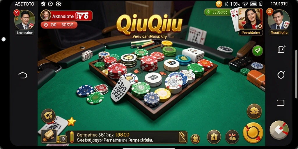 Screenshot utama ASDTOTO menunjukkan keseruan gameplay QiuQiu.