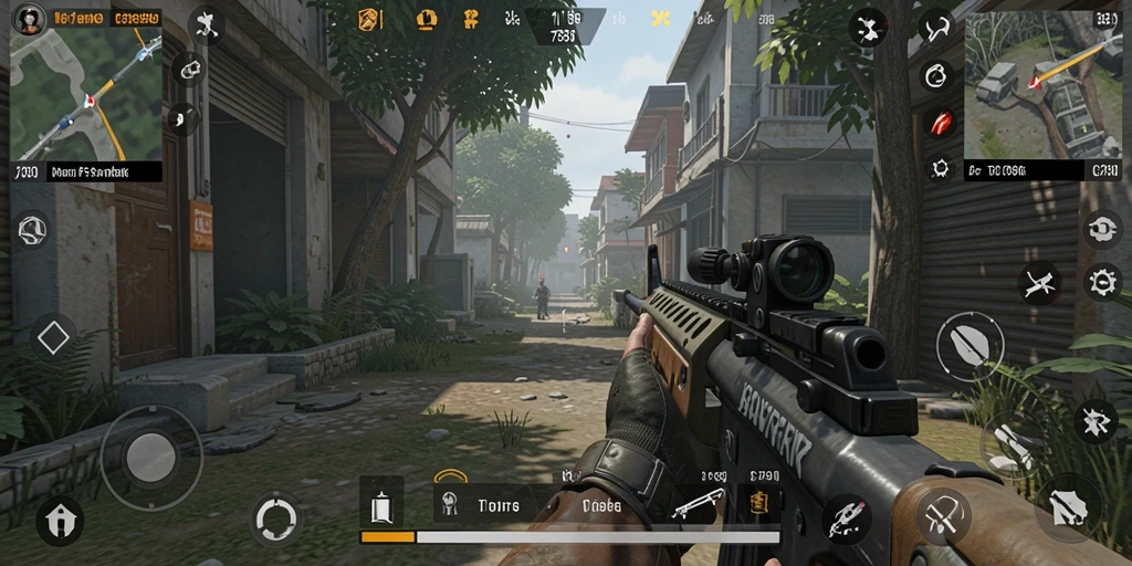 Gameplay intens di C7890 dengan aksi menembak yang mendebarkan.