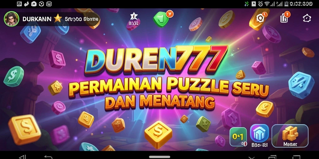 Tampilan gameplay DUREN777 dengan teka-teki yang menantang.