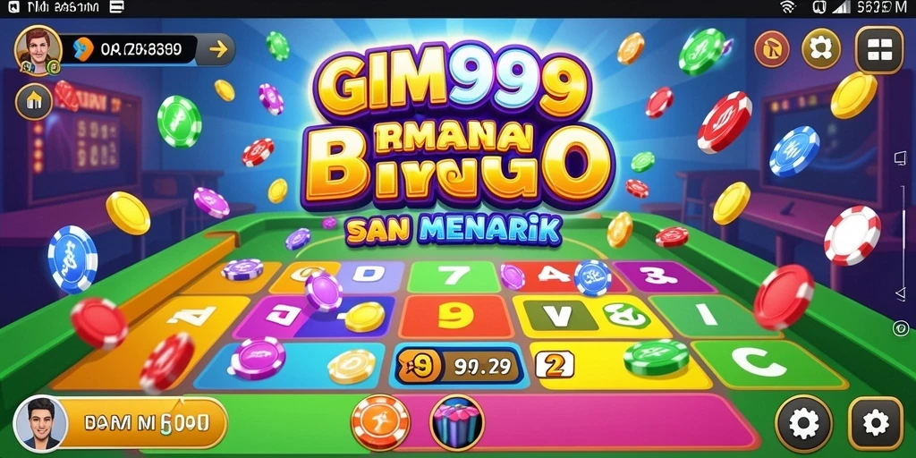 Tampilan gameplay GIM999 dengan keseruan bermain Bingo.