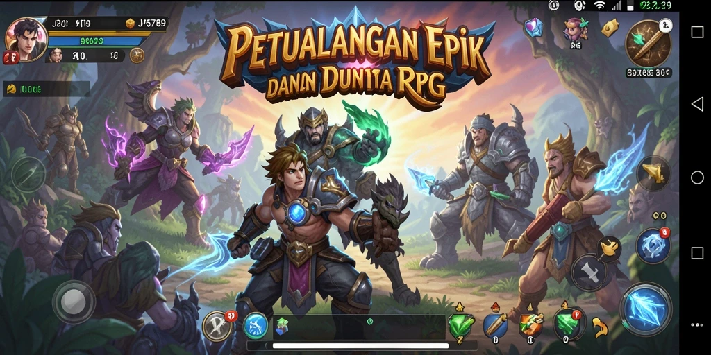 Tampilan gameplay JP6789 yang menakjubkan dalam dunia RPG.