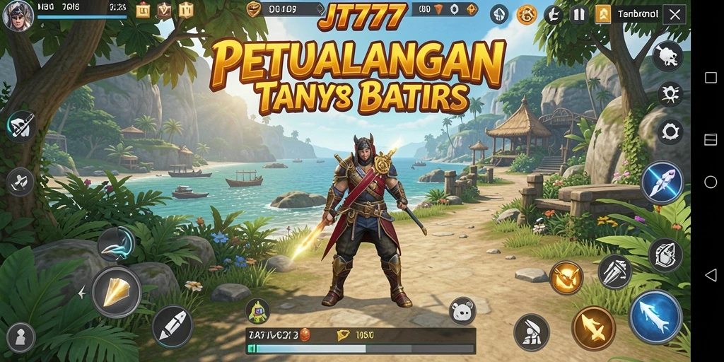 Screenshot gameplay JT777 menampilkan petualangan seru dalam dunia terbuka.
