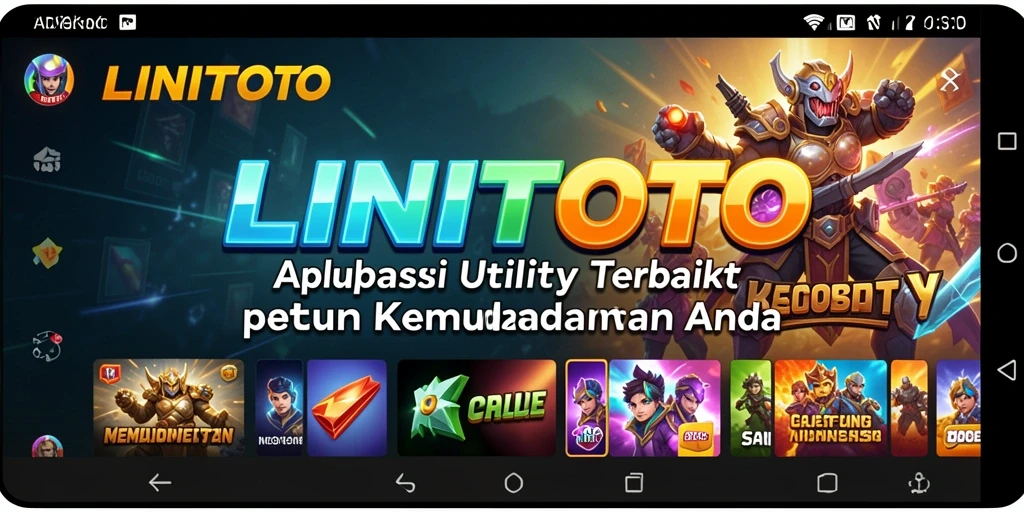 Tampilan antarmuka LINITOTO yang intuitif dan mudah digunakan.