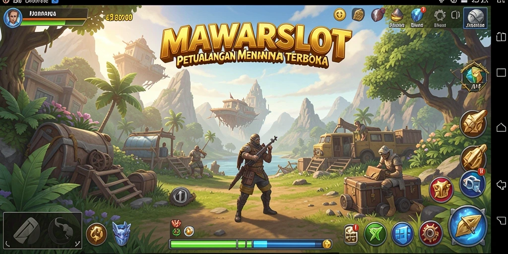 Tampilan gameplay menarik di dunia terbuka MAWARSLOT.