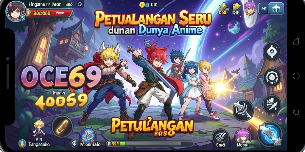 Tampilan dari gameplay OCE69 yang menarik dan penuh aksi.