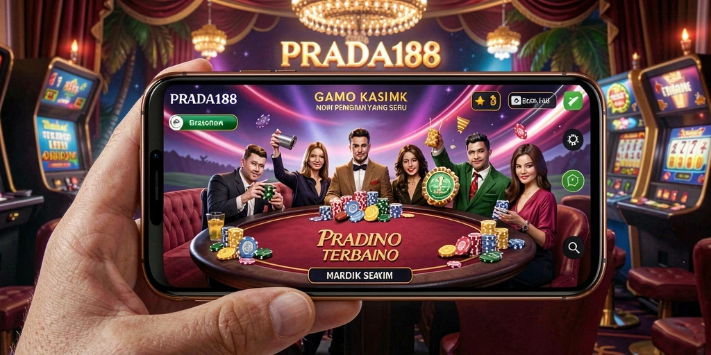 Tampilan menarik dari gameplay Kasino di PRADA188
