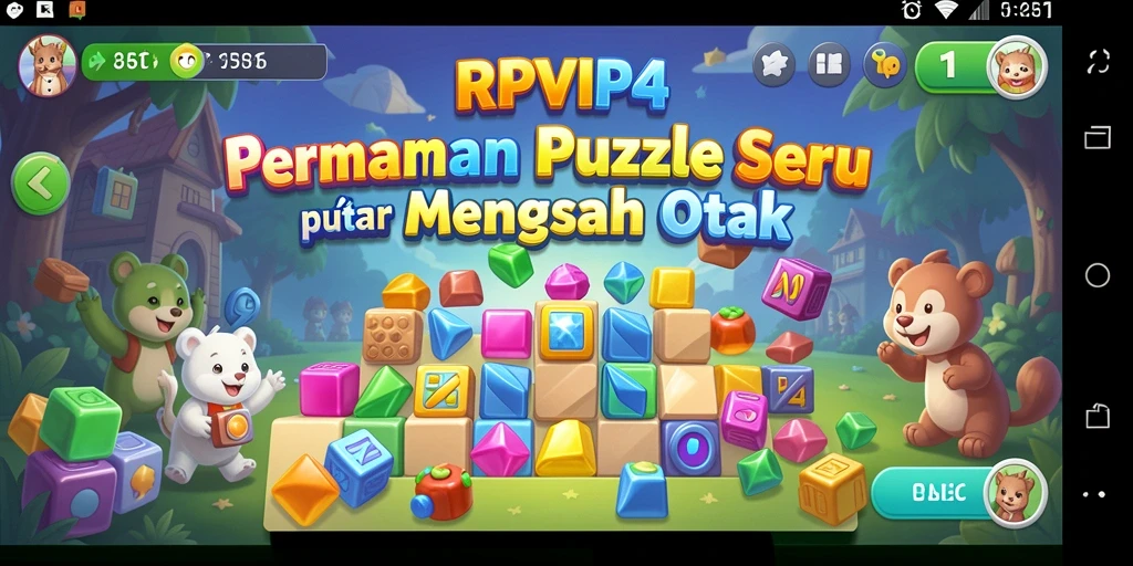 Tampilan gameplay menarik dari RPVIP4 yang penuh tantangan.