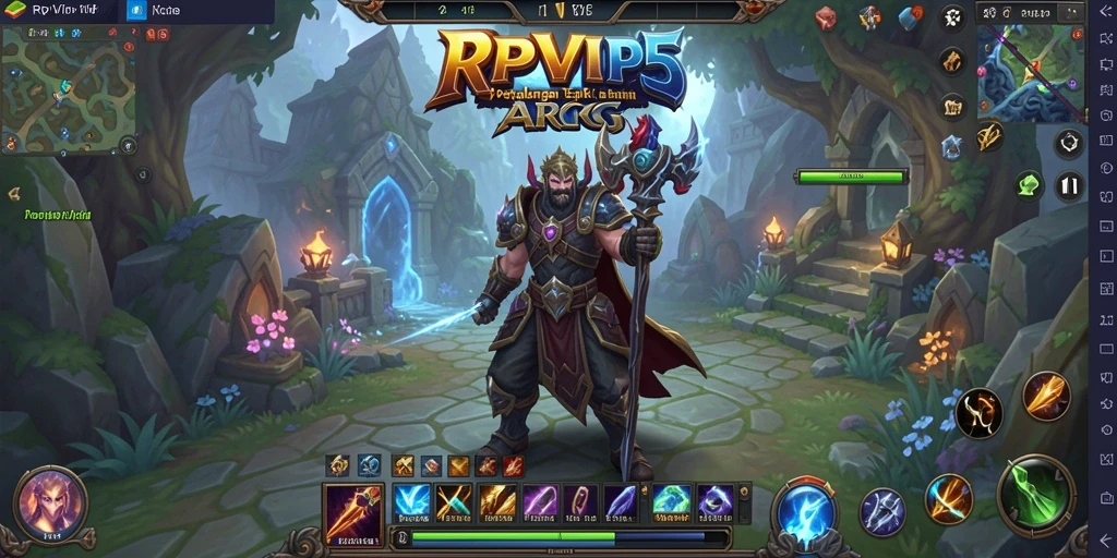 Tampilan gameplay ARPG yang intens dan menegangkan.