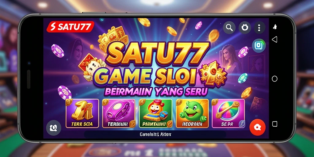 Gambar gameplay SATU77 menampilkan pengalaman seru bermain slot.