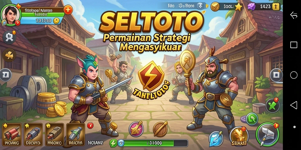 Tampilan gameplay intens dan strategis SELTOTO yang seru.