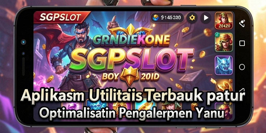 Tampilan antarmuka aplikasi SGPSLOT yang modern dan mudah digunakan.