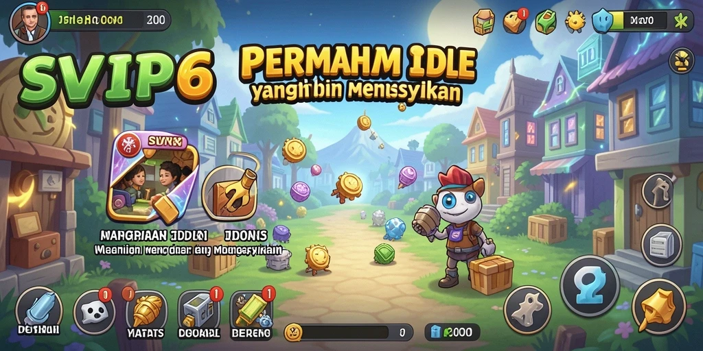 Tampilan gameplay menarik dari SVIP6 dengan karakter dan latar belakang yang menawan.