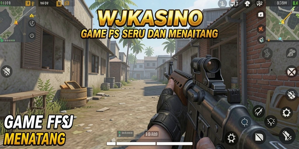 Tangkapan layar utama WJKASINO yang penuh aksi FPS.
